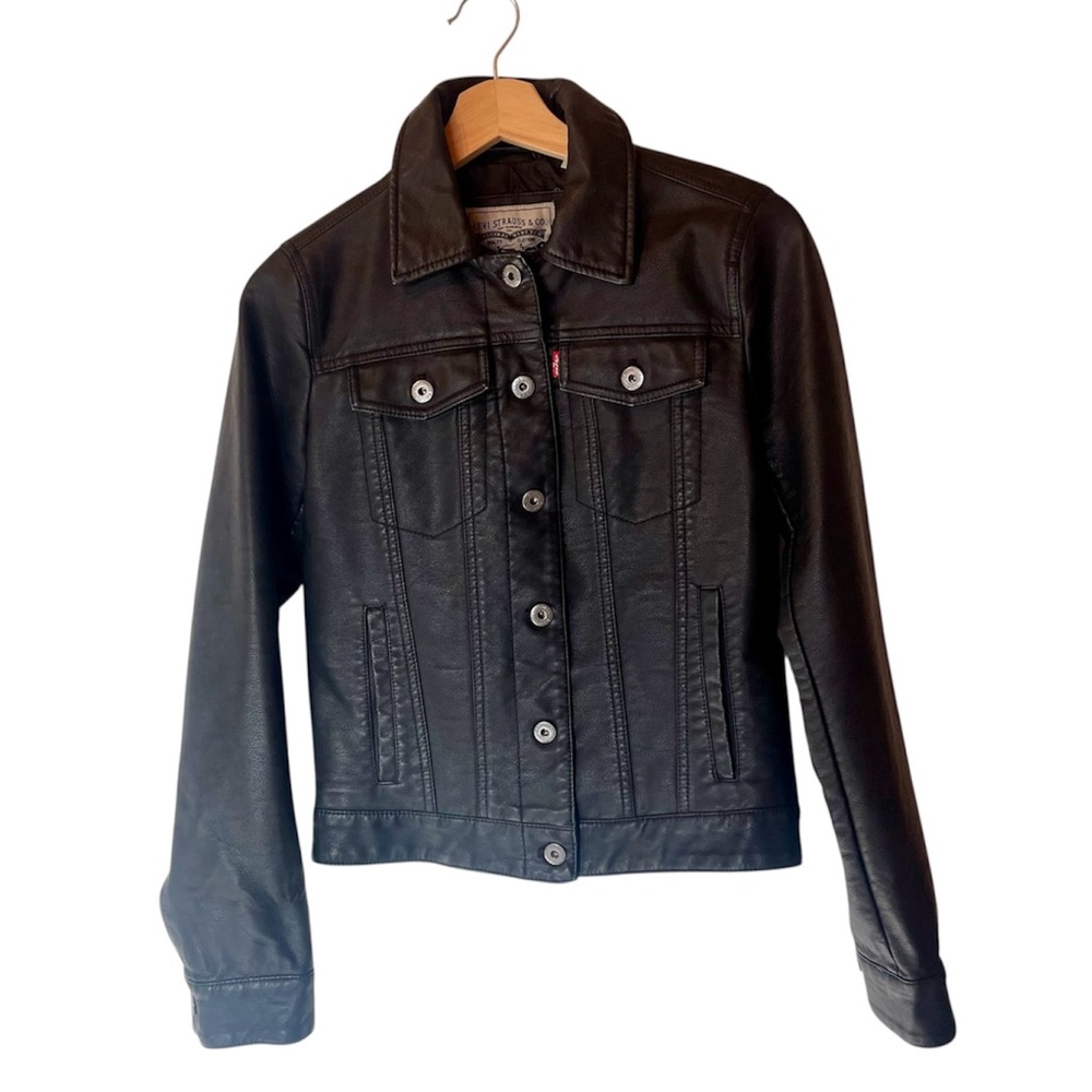 Levi's Women's Black Leather Jacket